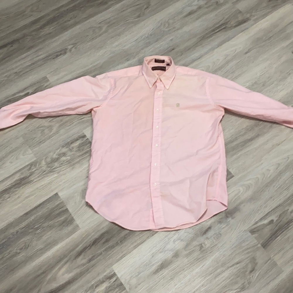 Vtg Chaps by Ralph Lauren pink Oxford shirt
